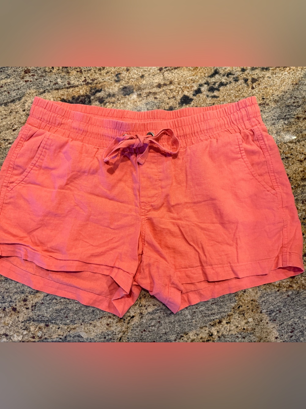 Old Navy Coral Drawstring Shorts